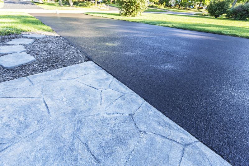 Asphalt Driveway with Edging